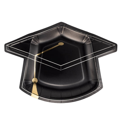 Black Cap Shaped Plate - Bria Blair Creative