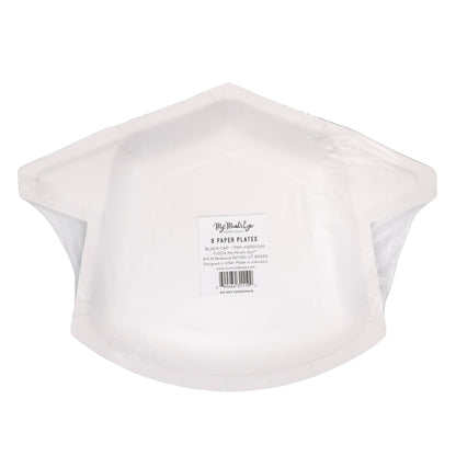 Black Cap Shaped Plate - Bria Blair Creative