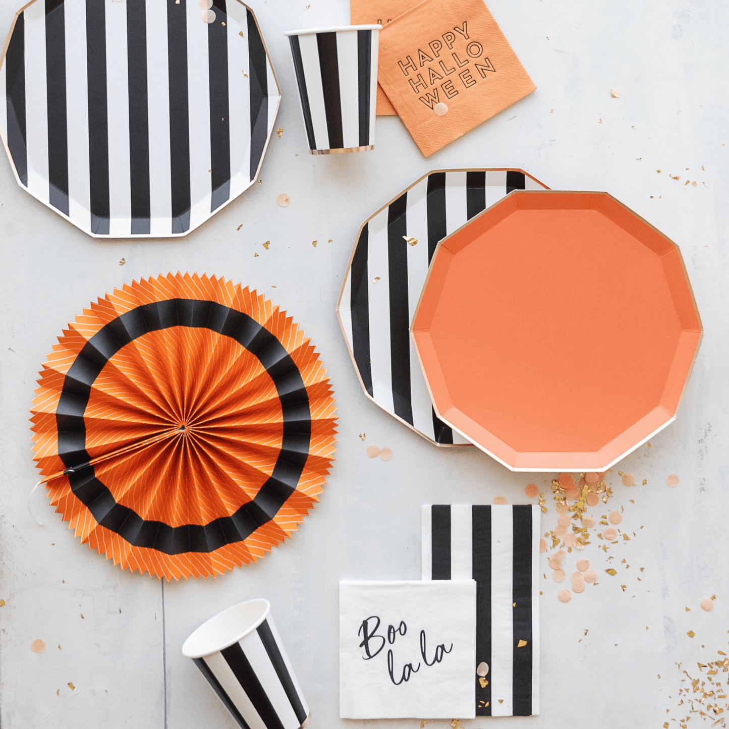 BLACK NOIR CABANA STRIPE GUEST TOWELS - Bria Blair Creative