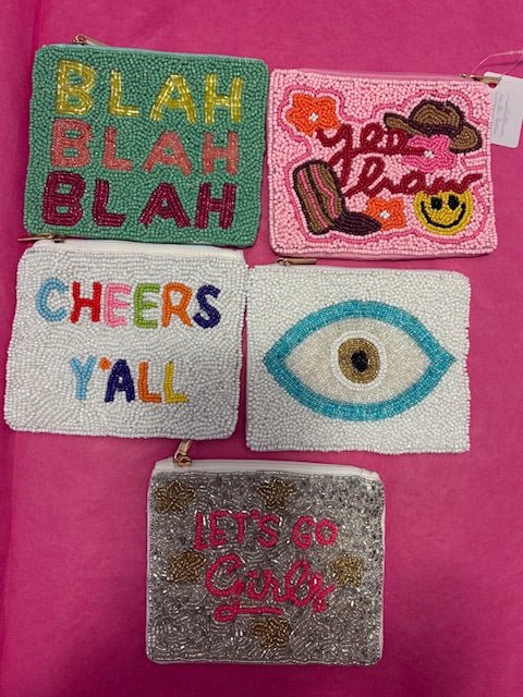 Blinged Out Coin Purse (Assorted Styles) - Bria Blair Creative