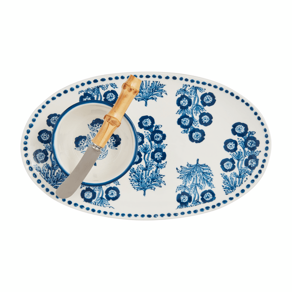 Block Print Tray And Tidbit Set - Bria Blair Creative