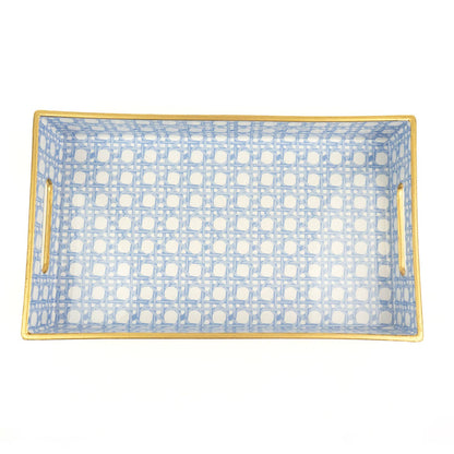Blue Cane Vanity Tray - Bria Blair Creative