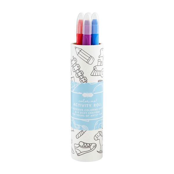 Blue Coloring Roll Crayon Set - Bria Blair Creative