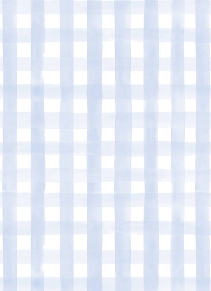 Blue Gingham Table Runner - Bria Blair Creative