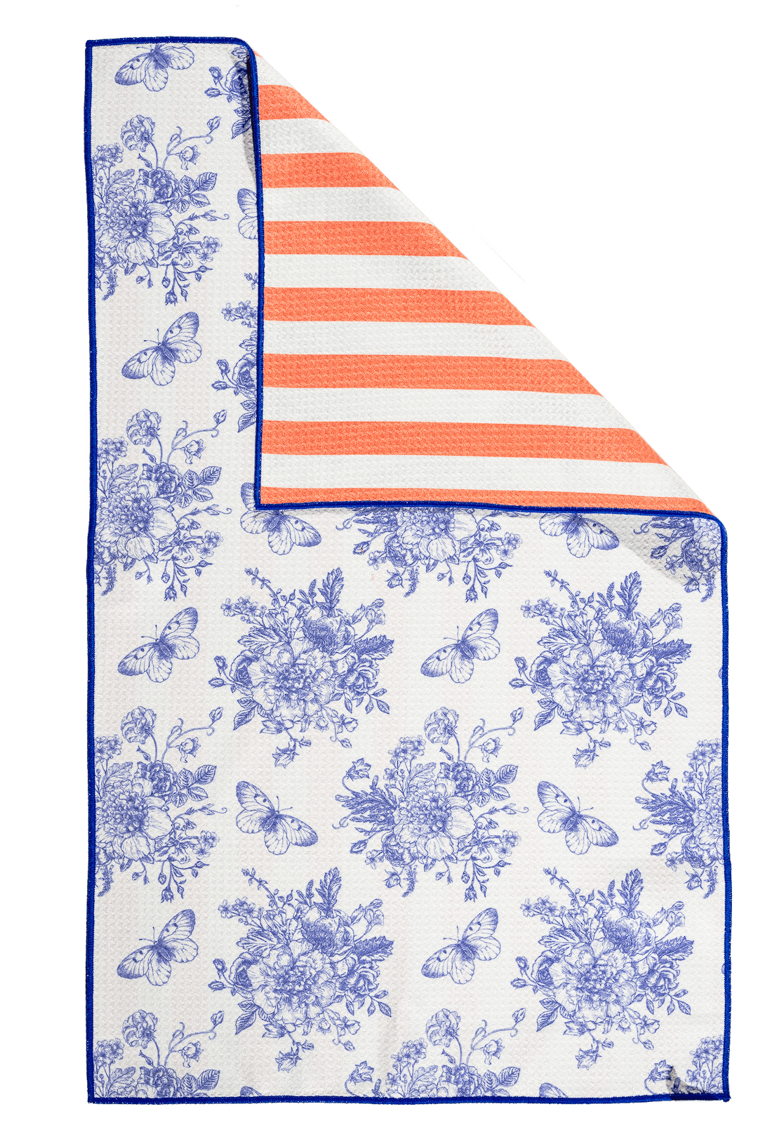 Blue Lagoon Bloom Dish Towel - Bria Blair Creative