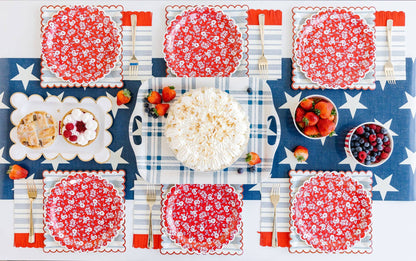 Blue Star Table Runner - Bria Blair Creative