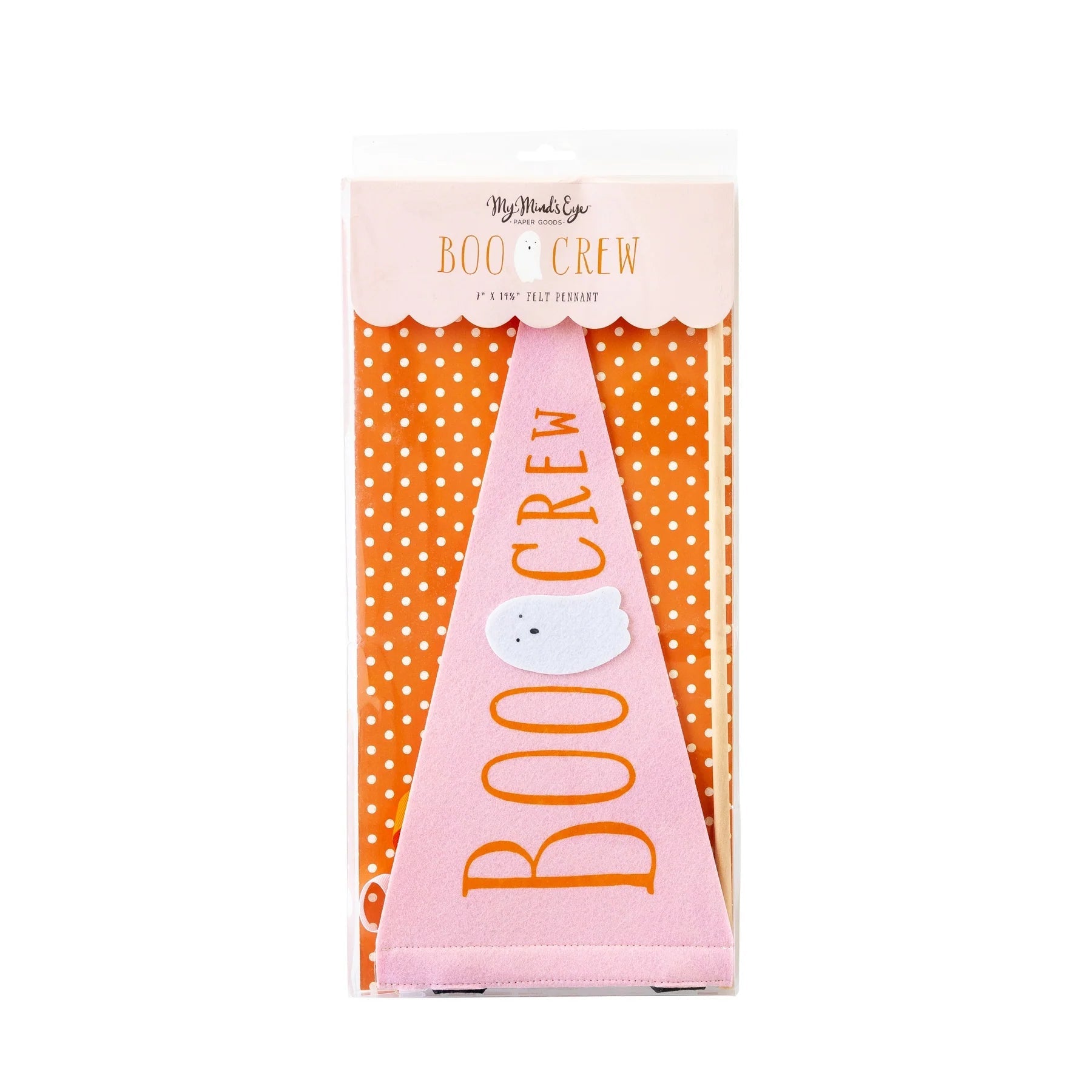 Boo Crew Felt Pennant Banner - Bria Blair Creative