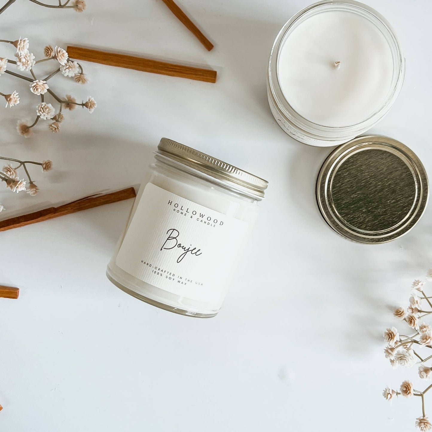 BOUJEE | EVERYDAY CANDLES : 8 OUNCES - Bria Blair Creative
