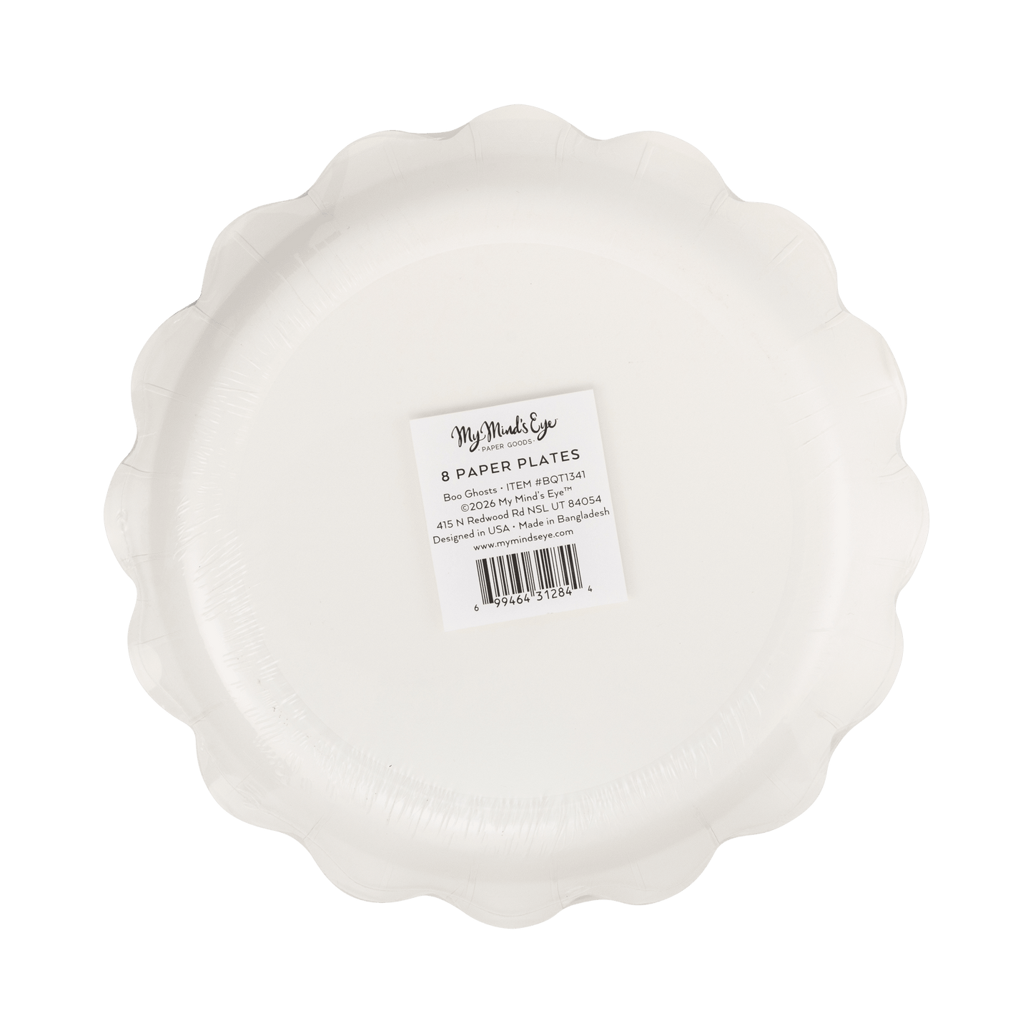 BQT1341 - Booquette Ghosts 8" Plate - Bria Blair Creative