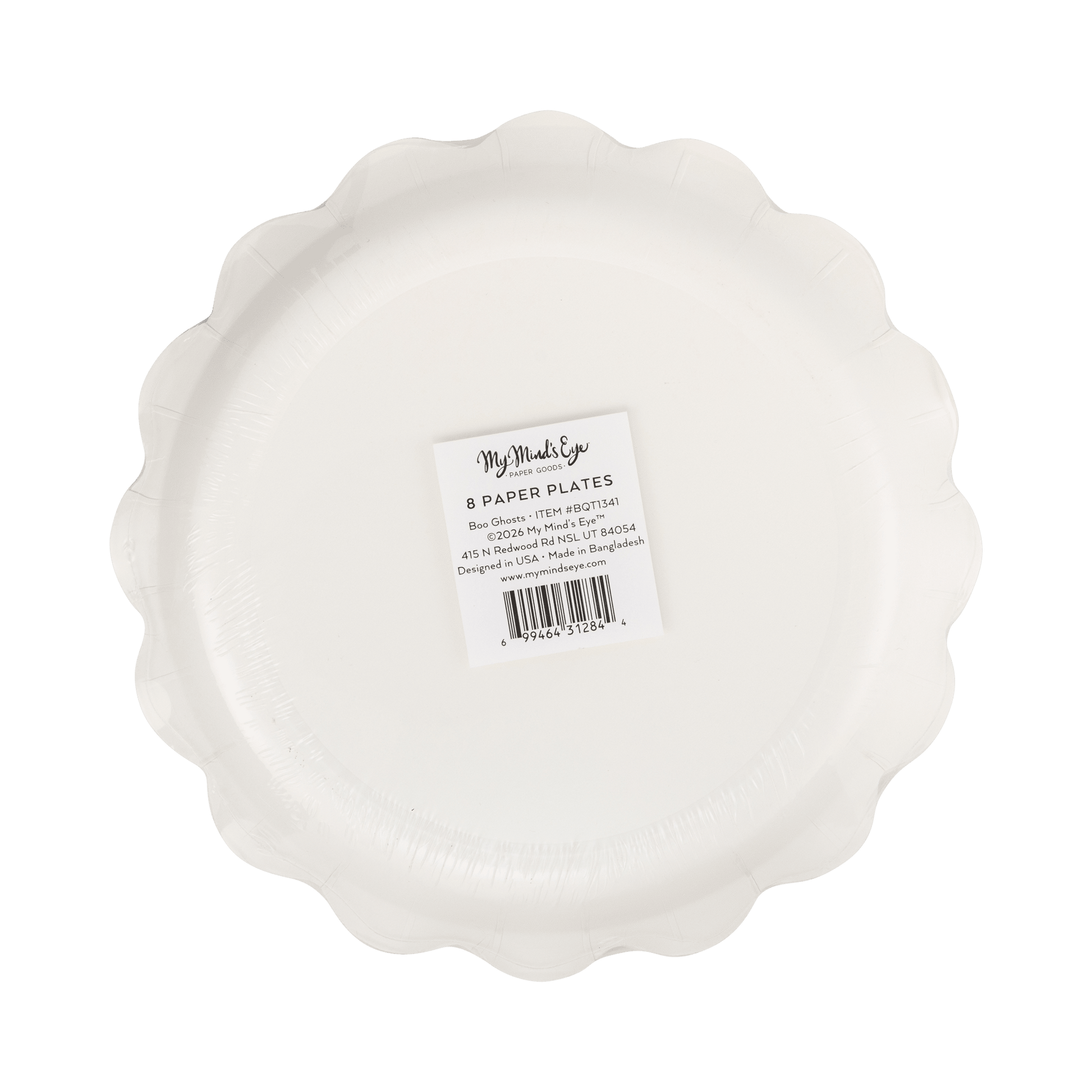 BQT1341 - Booquette Ghosts 8" Plate - Bria Blair Creative