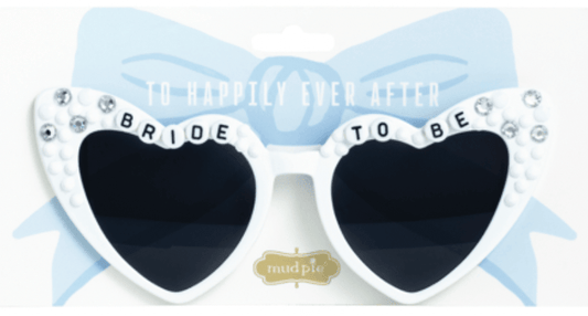 Bride Sunglasses White - Bria Blair Creative