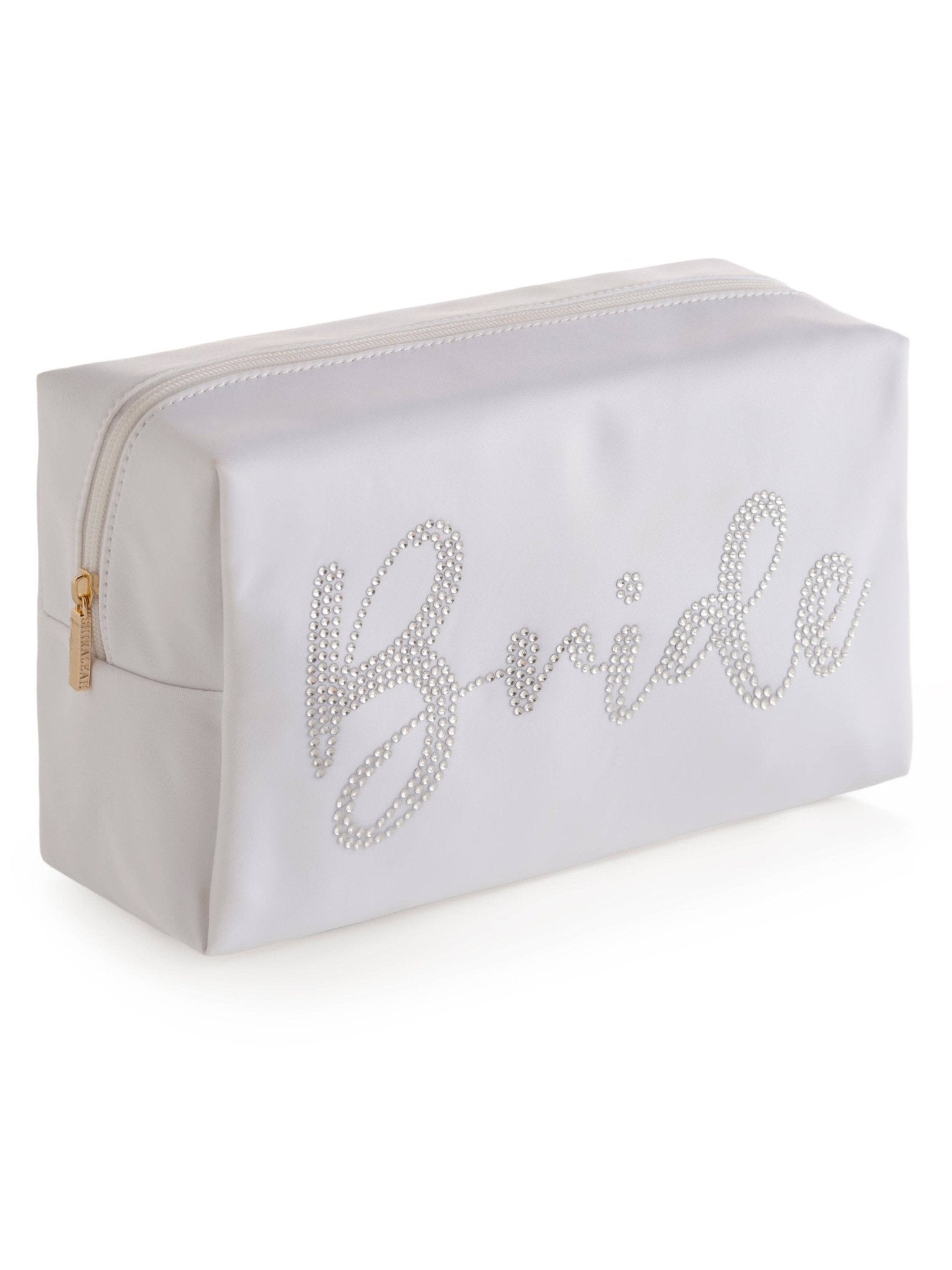 "BRIDE" ZIP POUCH, WHITE - Bria Blair Creative