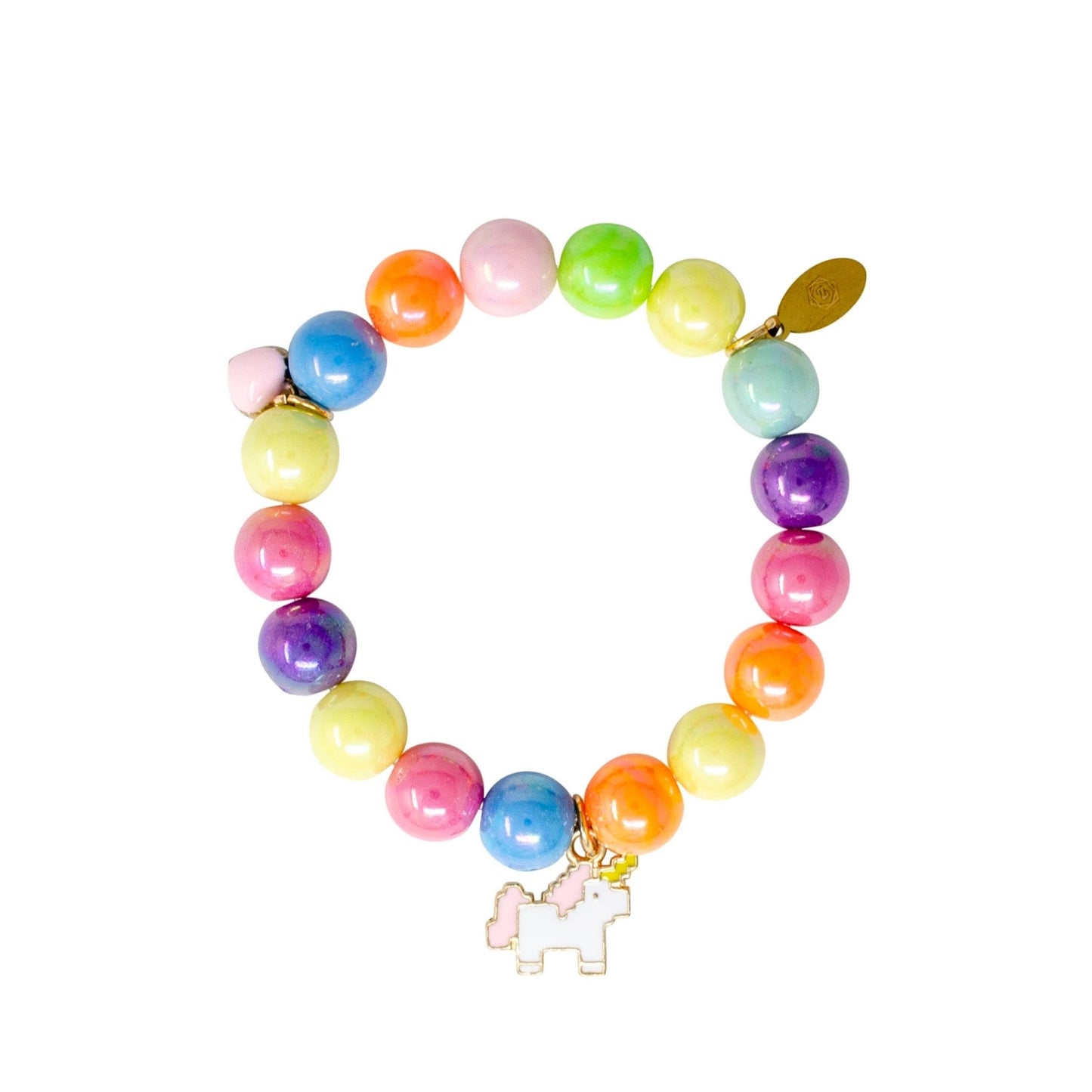 Bright Gum Ball Unicorn Bracelet Tower - Bria Blair Creative