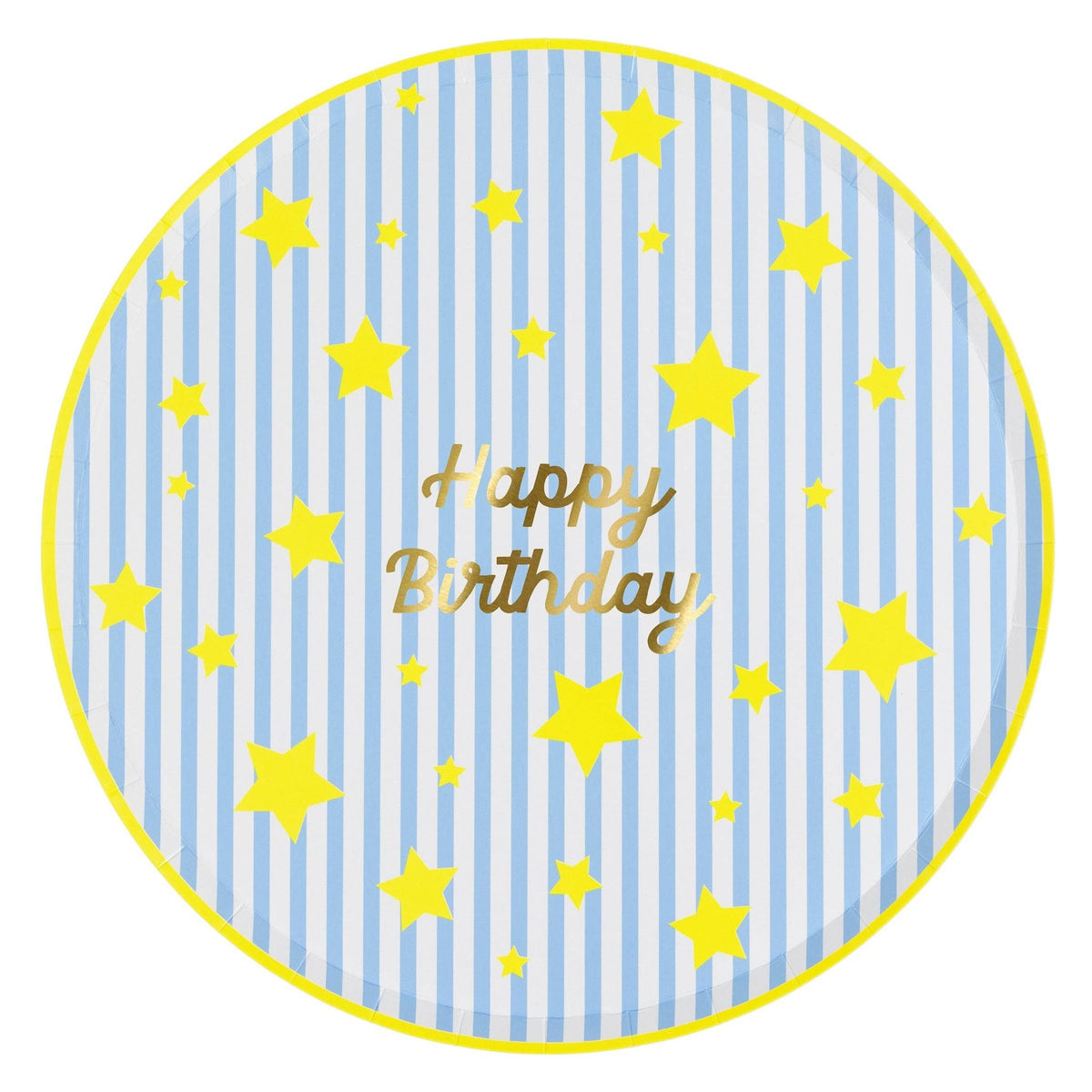 Bright Star Happy Birthday Dinner Plates - Bria Blair Creative