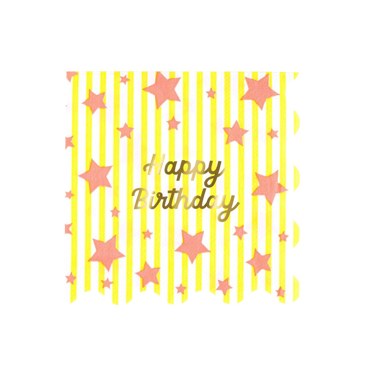 Bright Star Happy Birthday Large Napkins - Bria Blair Creative