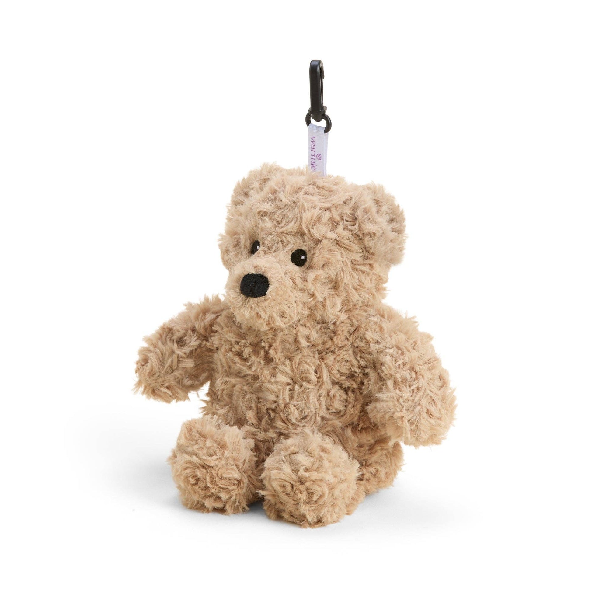 Brown Curly Bear Bag Charm - Bria Blair Creative