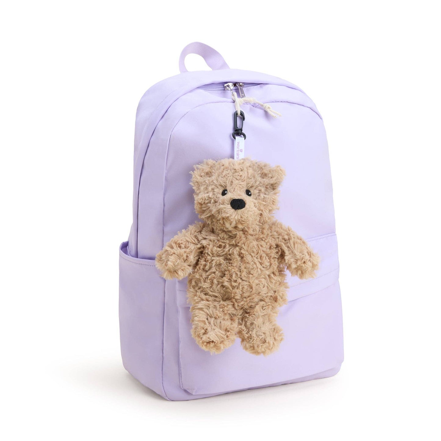 Brown Curly Bear Bag Charm - Bria Blair Creative
