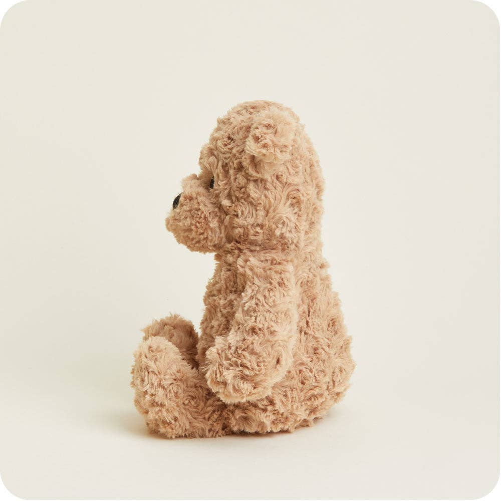 Brown Curly Bear Warmies - Bria Blair Creative