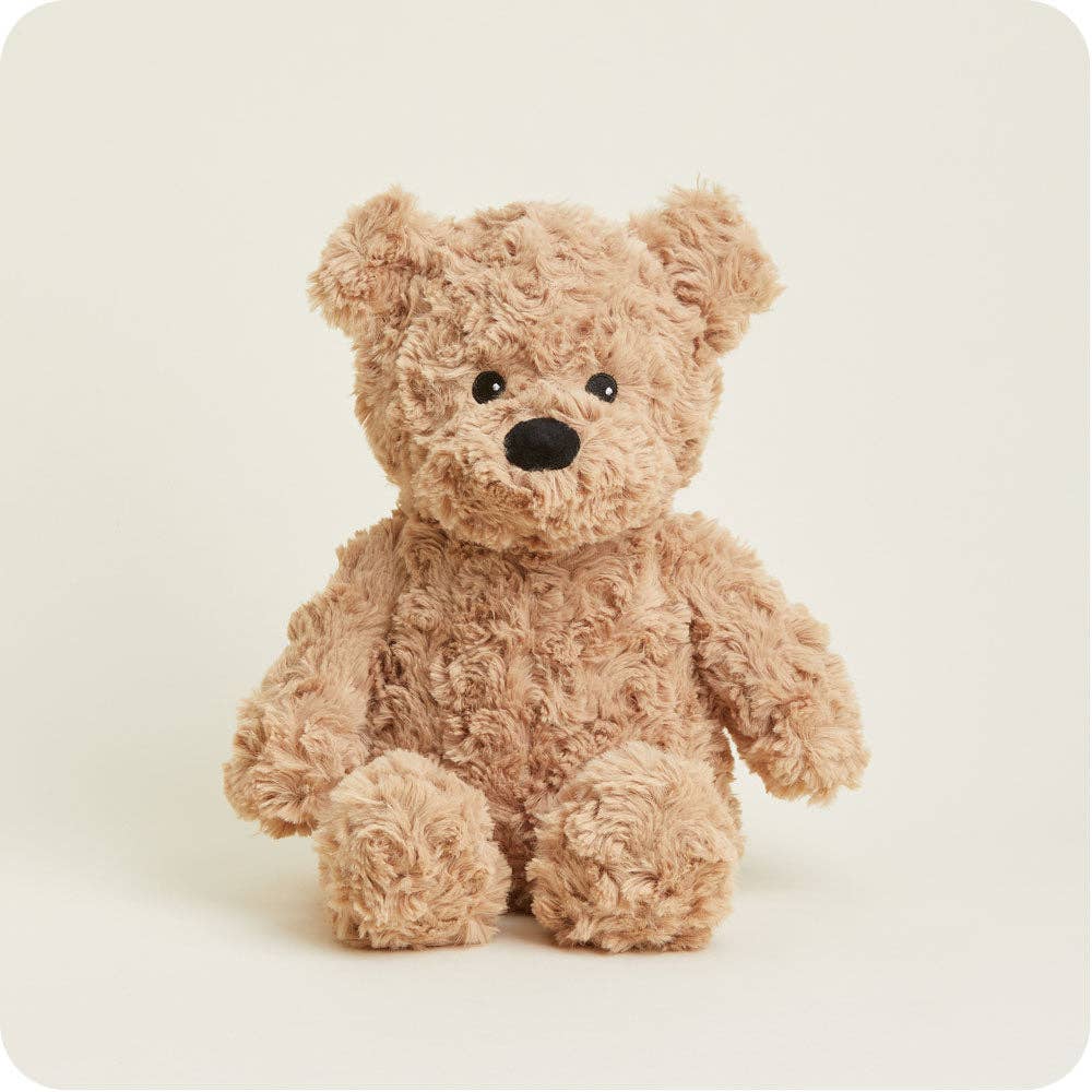 Brown Curly Bear Warmies - Bria Blair Creative