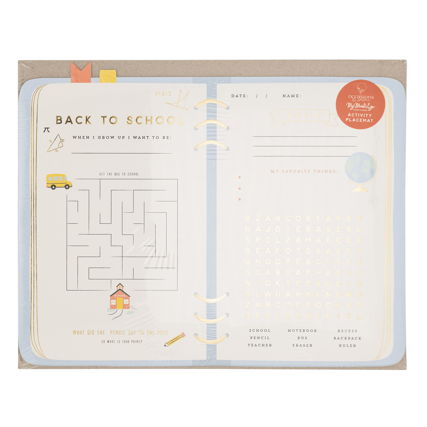 BTS1022 - Occasions By Shakira - Planner Placemat - Bria Blair Creative