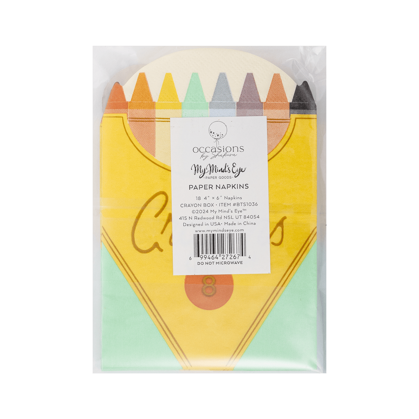 BTS1036 - Occasions By Shakira - Crayon Box Napkin - Bria Blair Creative