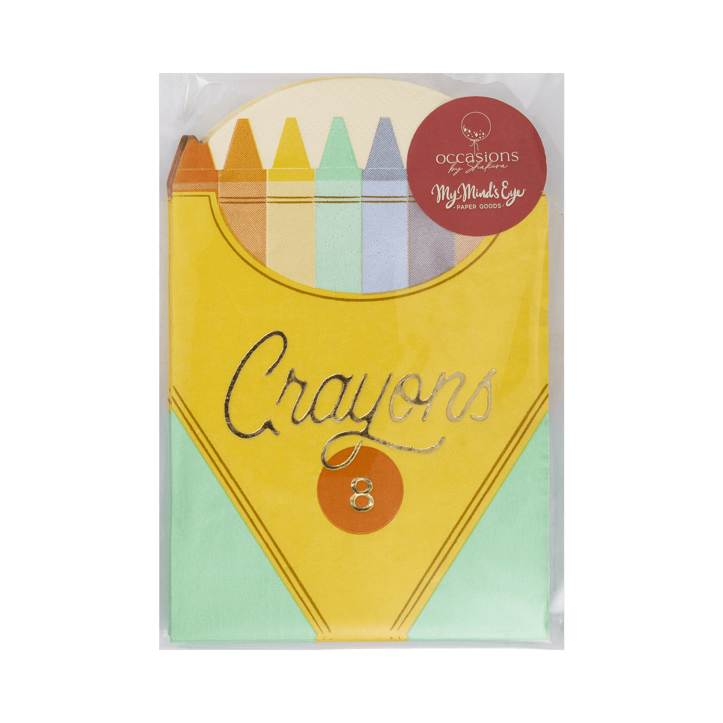 BTS1036 - Occasions By Shakira - Crayon Box Napkin - Bria Blair Creative