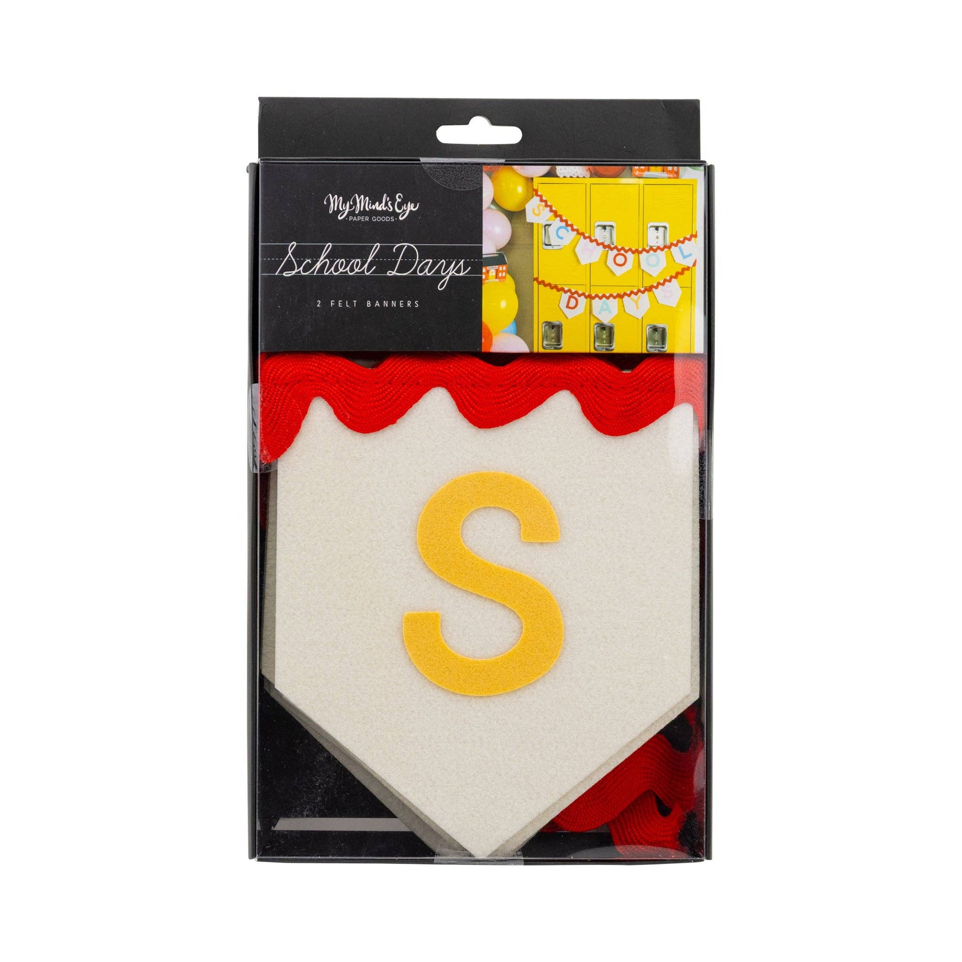 BTS1103 - School Days Felt Banner - Bria Blair Creative