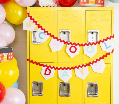 BTS1103 - School Days Felt Banner - Bria Blair Creative