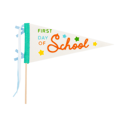BTS1215 - First Day Felt Pennant - Bria Blair Creative