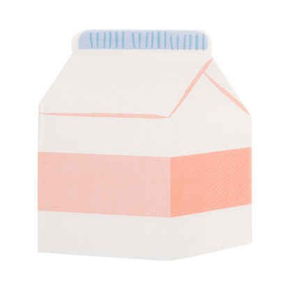 BTS1236 - Milk Carton Cocktail Napkin Set - Bria Blair Creative