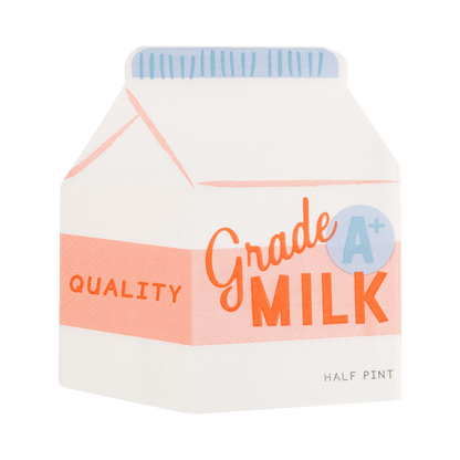 BTS1236 - Milk Carton Cocktail Napkin Set - Bria Blair Creative