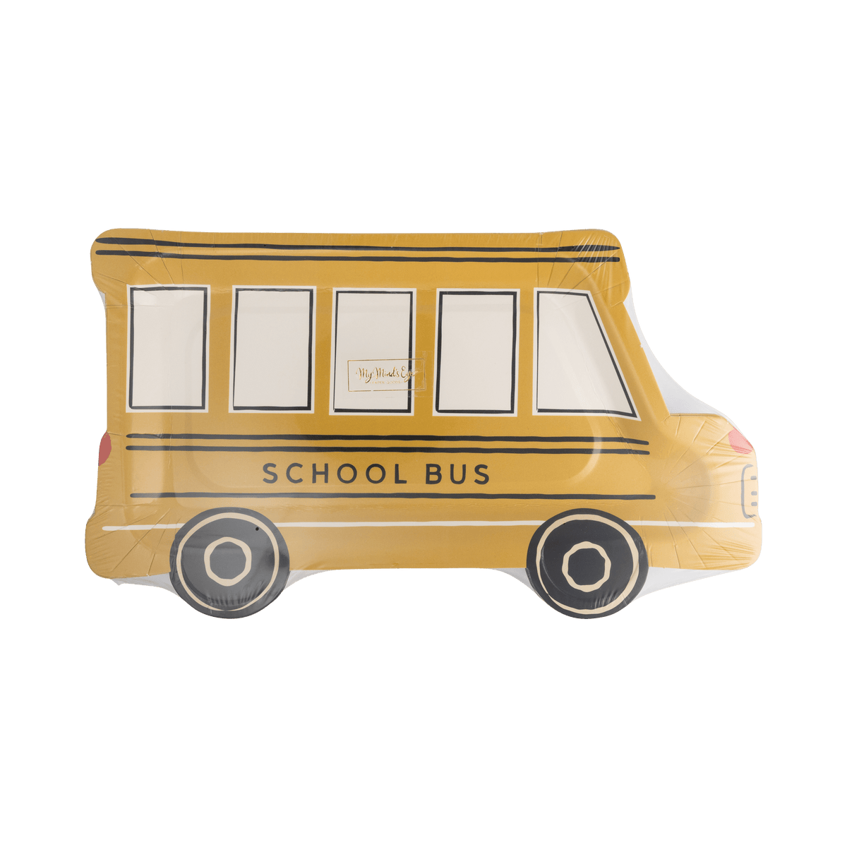 BTS1241 - School Bus Shaped Plate - Bria Blair Creative