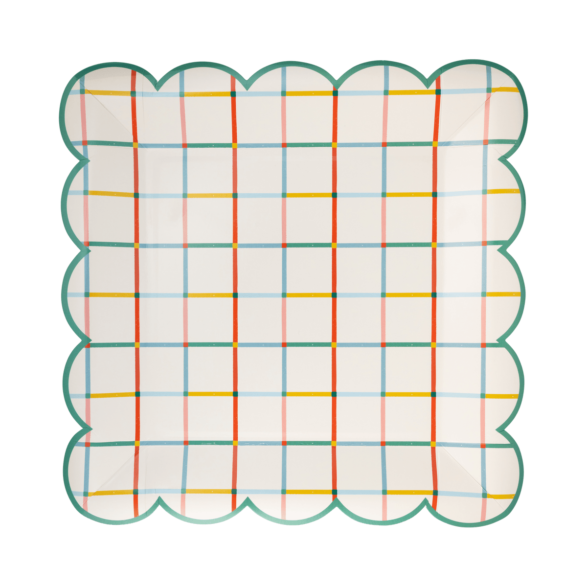 BTS1242 - Colorful Gird Plate - Bria Blair Creative