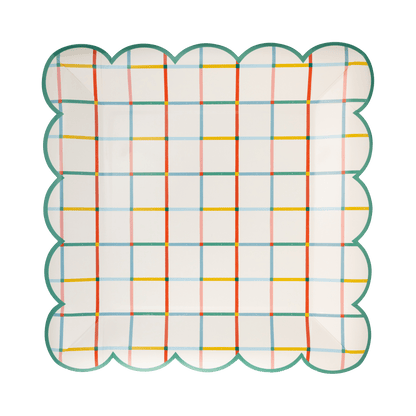 BTS1242 - Colorful Gird Plate - Bria Blair Creative
