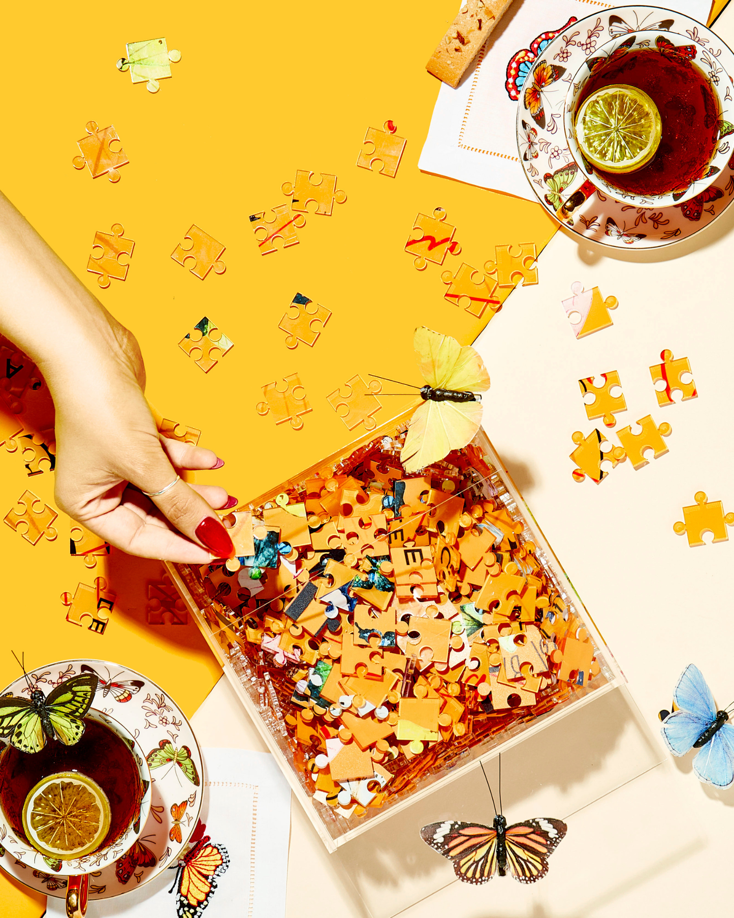 Bubbly Butterfly Acrylic Puzzle - Bria Blair Creative