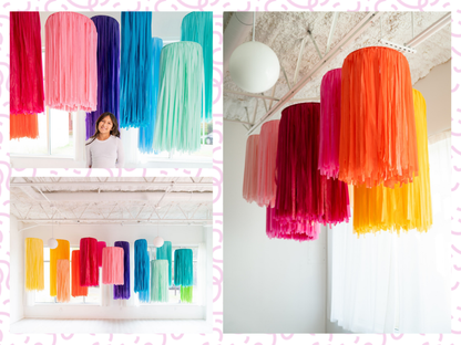 Bundled Custom Aerial Fringe Rings: Bundle C (5 Rings) / Full Plastic - Bria Blair Creative