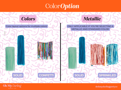 Bundled Custom Aerial Fringe Rings: Bundle C (5 Rings) / Full Plastic - Bria Blair Creative