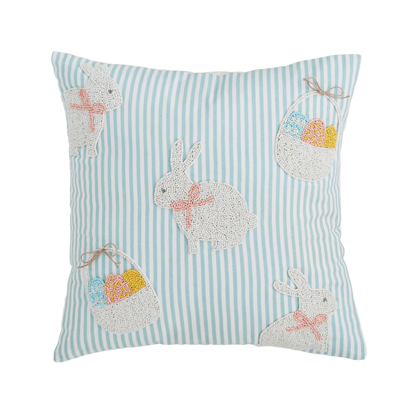 Bunny Beaded Pillow - Bria Blair Creative