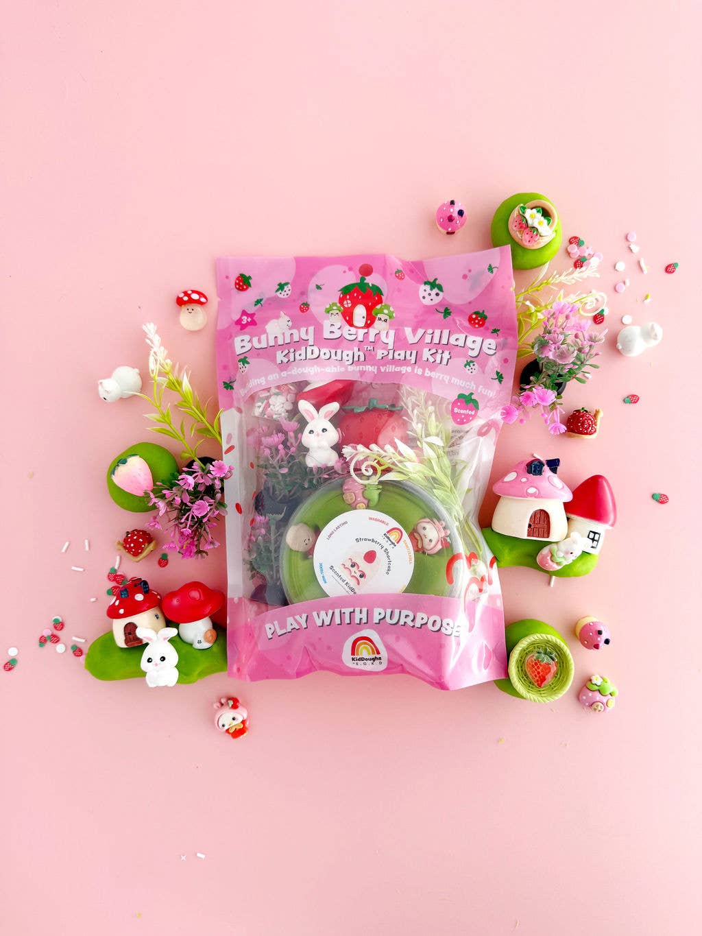 Bunny Berry Village KidDough Play Kit - Bria Blair Creative