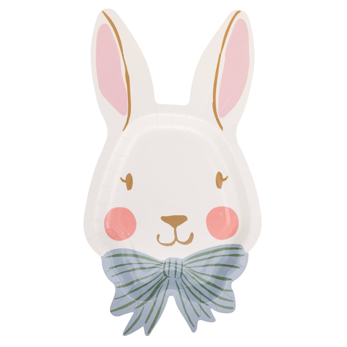 Bunny Face Shaped Plate - Bria Blair Creative
