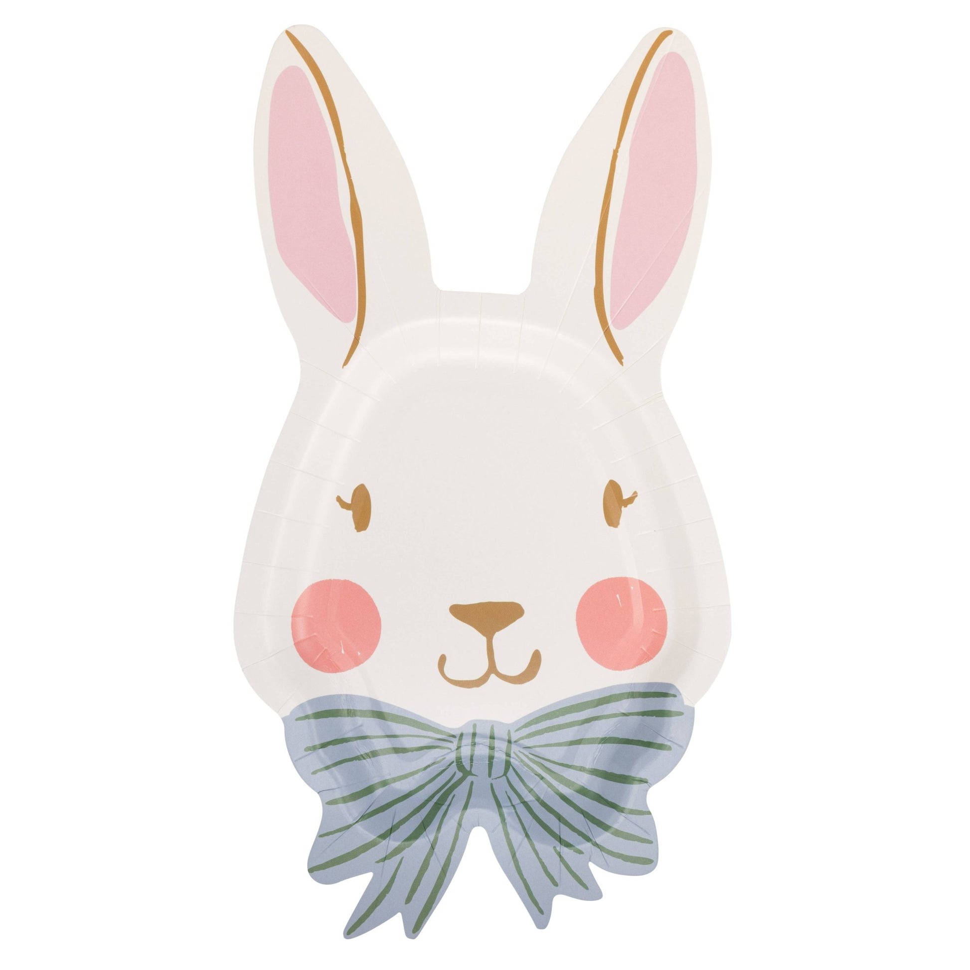 Bunny Face Shaped Plate - Bria Blair Creative