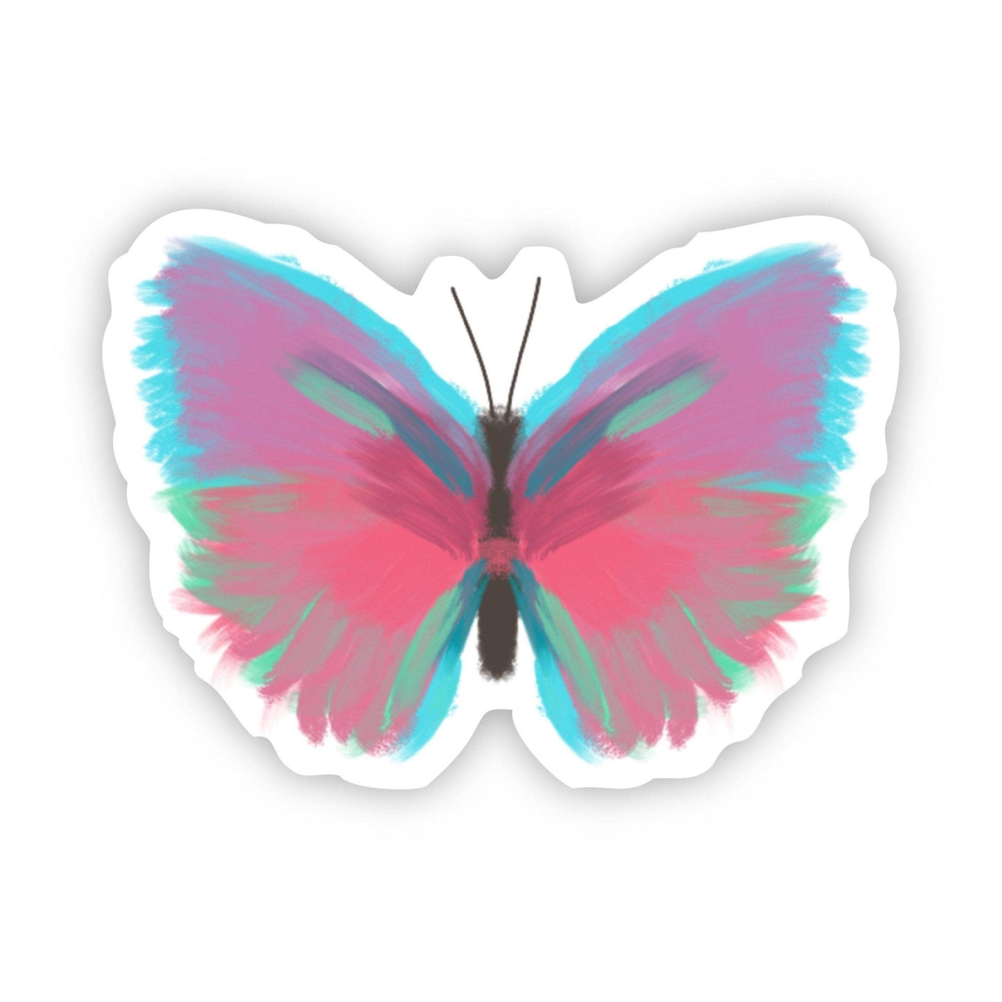 Butterfly Multicolor Painting Sticker - Bria Blair Creative