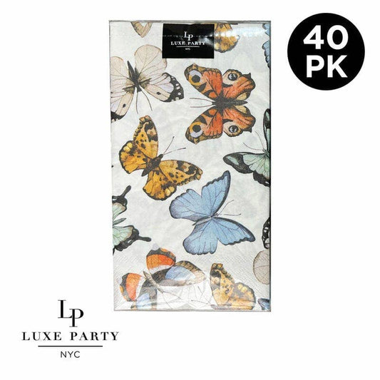 Butterfly Paper Dinner Napkins | 40 Napkins: 40 Dinner Napkins - 4.5" x 7.75" - Bria Blair Creative