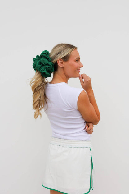 KAXI Jumbo Chiffon Scrunchie — 22 Colors: GREEN