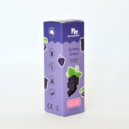 Natural Kids Lip Gloss Wands - Multiple Flavours available: Strawberry Cupcake - Pink