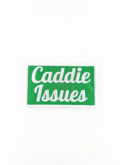 Caddie Issues Iron - On Patch Embroidered Patch for Golf Hat - Bria Blair Creative