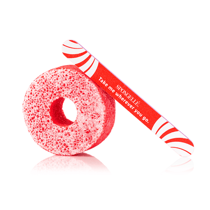 Candy Cane Holiday PediPOP Pedi Buffer & Nail File Christmas - Bria Blair Creative