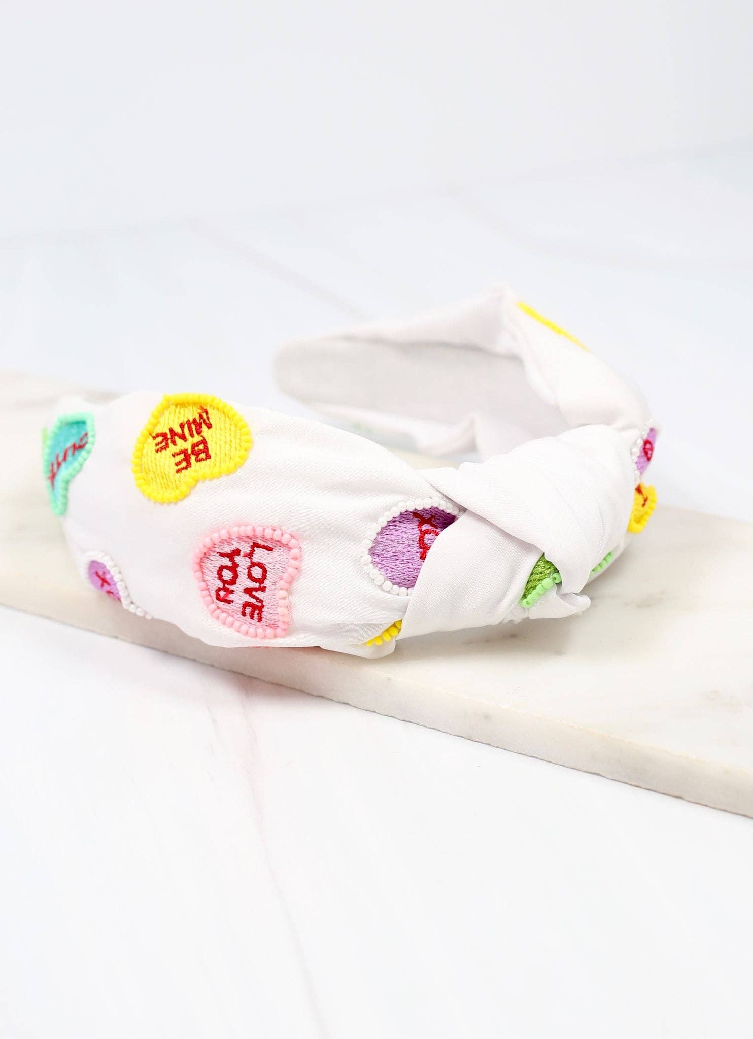 Candy Crush Headband WHITE - Bria Blair Creative
