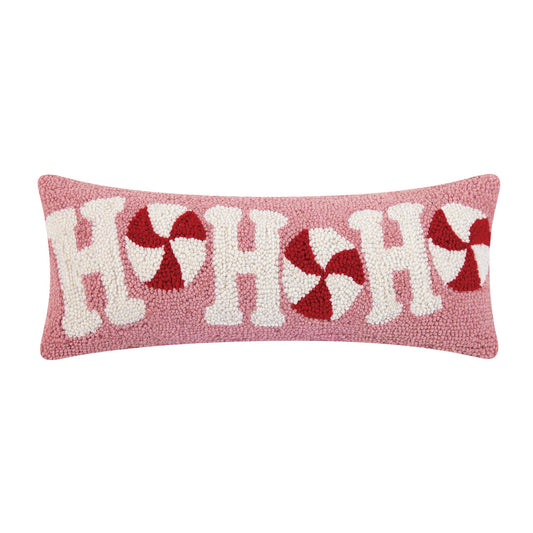 Candycane Hohoho Hook Pillow - Bria Blair Creative
