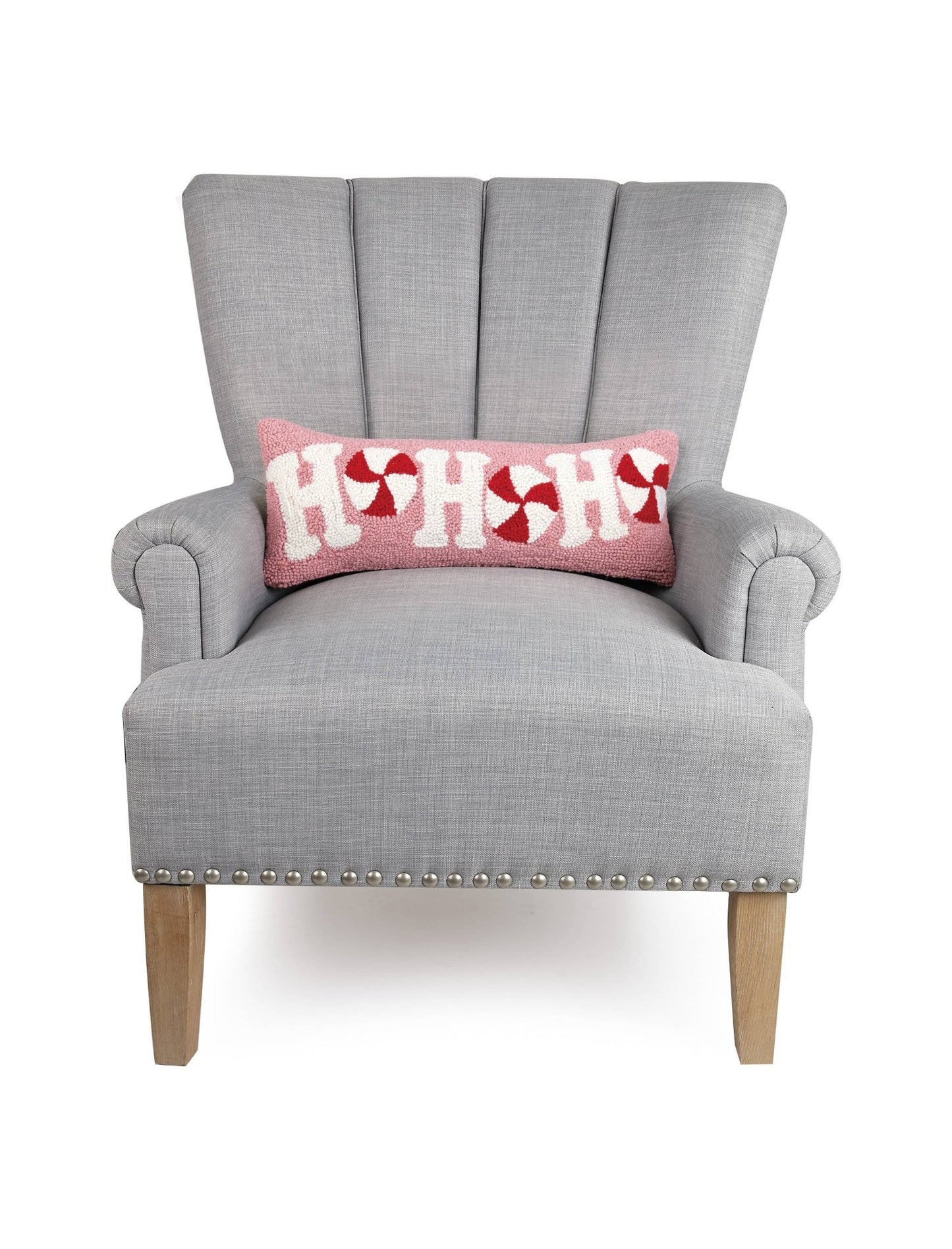 Candycane Hohoho Hook Pillow - Bria Blair Creative